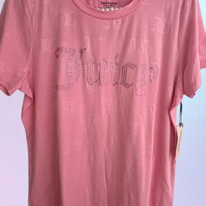 🎀 Juicy Couture Pink Rhinestoned Nightgown Women’s size Medium New With Tags 🎀